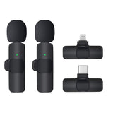 Wireless microphone For Youtubers | 1 Receiver+2 Microphones